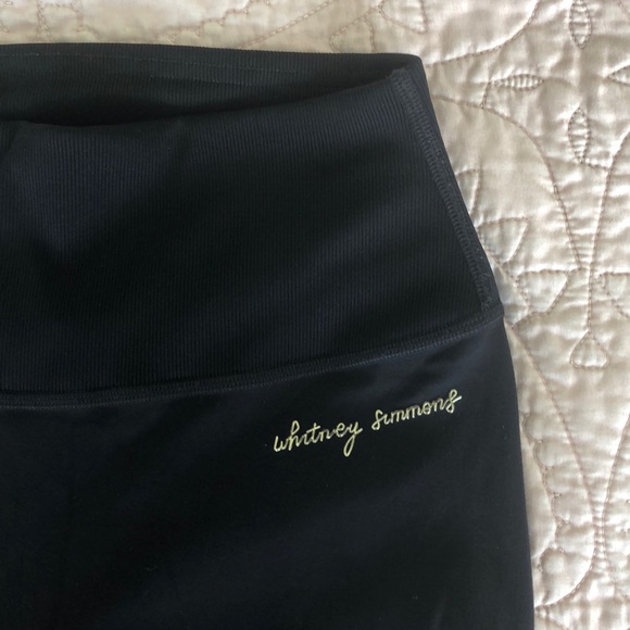 WHITNEY SIMMONS x GYMSHARK Rib Waist Leggings - Picture 5 of 7